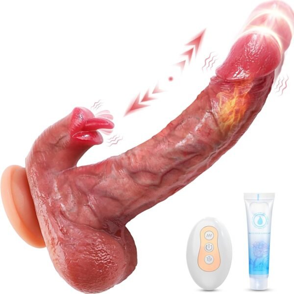Feel the difference with this ultra-realistic thrusting vibrator. Crafted from CE-certified medical silicone, it mimics lifelike penetration with telescopic thrusts and deep, powerful vibrations. Whether solo or with a partner, enjoy 7+ vibration modes, whisper-quiet motor, and USB recharging. IPX6 waterproof for safe use anywhere. Remote-controlled, body-safe, and packed discreetly—perfect for enhanced G-spot or anal stimulation.