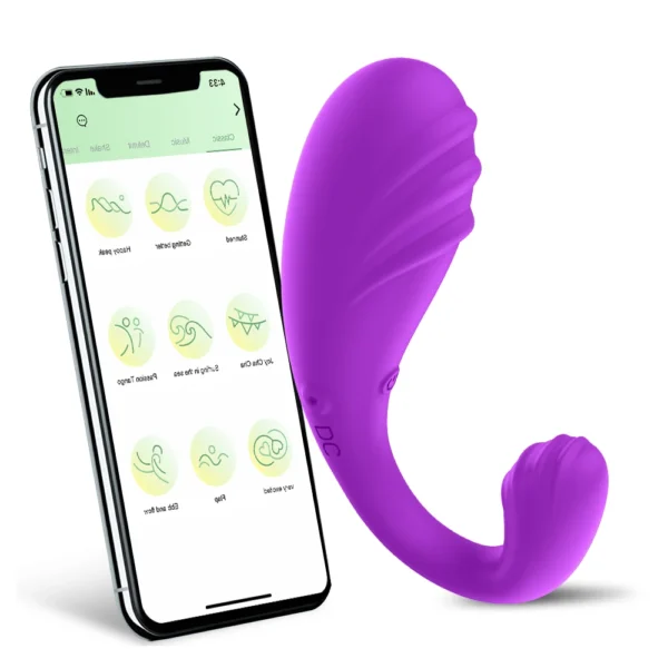 APP Remote Control Women's Dildo Vibrator Vagina G-Spot Dual Stimulation Massager Wearable Underwear Sex Toy