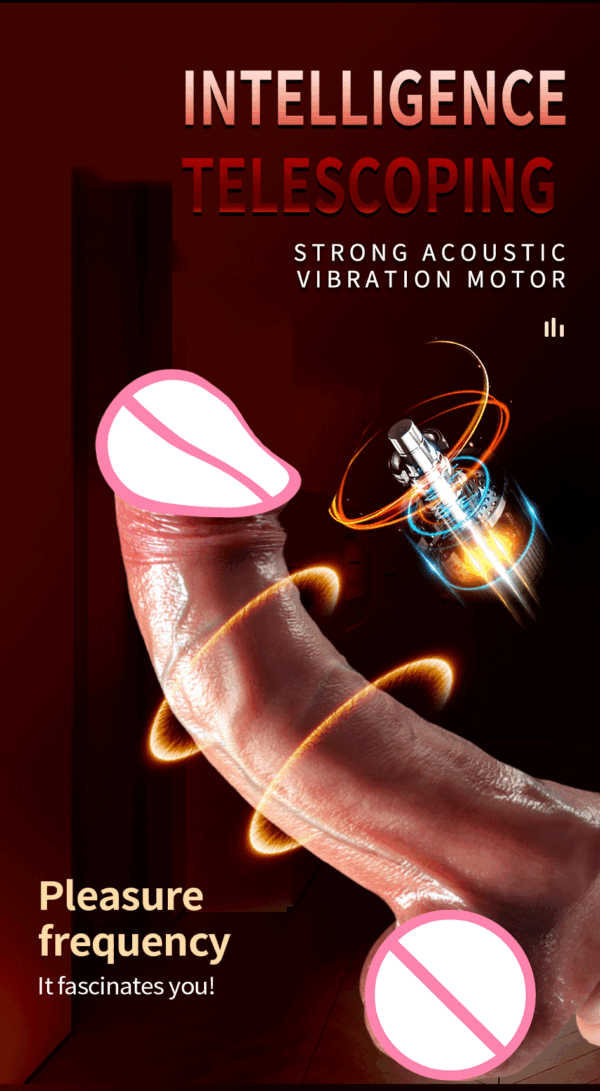 Thrusting Dildo Vibrator – Realistic & Remote-Controlled