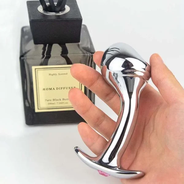Heavy Stainless Steel Anal Plug Prostate Stimulation Pleasure Metal Expansion Massage Butt Plug Adult Couple Masturbation SexToy