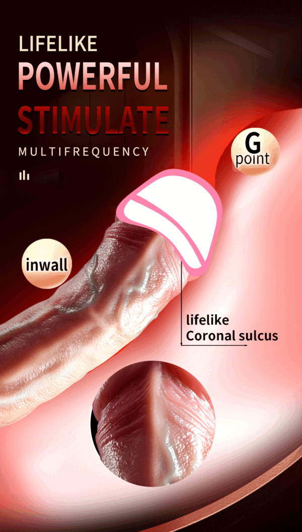 Thrusting Dildo Vibrator – Realistic & Remote-Controlled