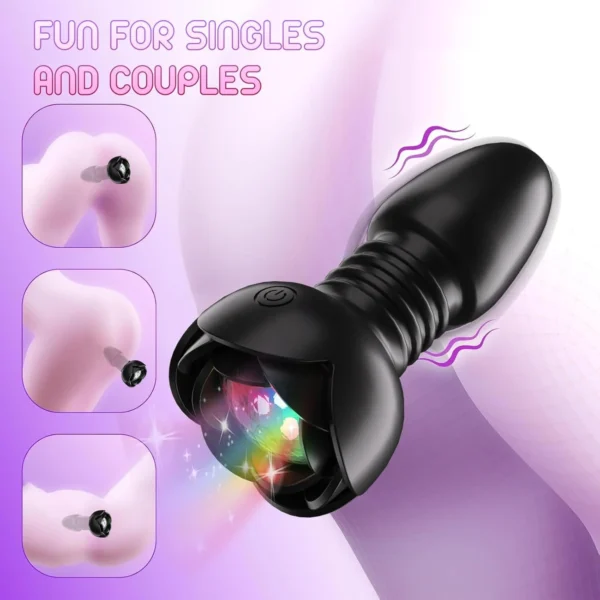 Wireless Telescopic Anal Plug – Vibrating Prostate Massager