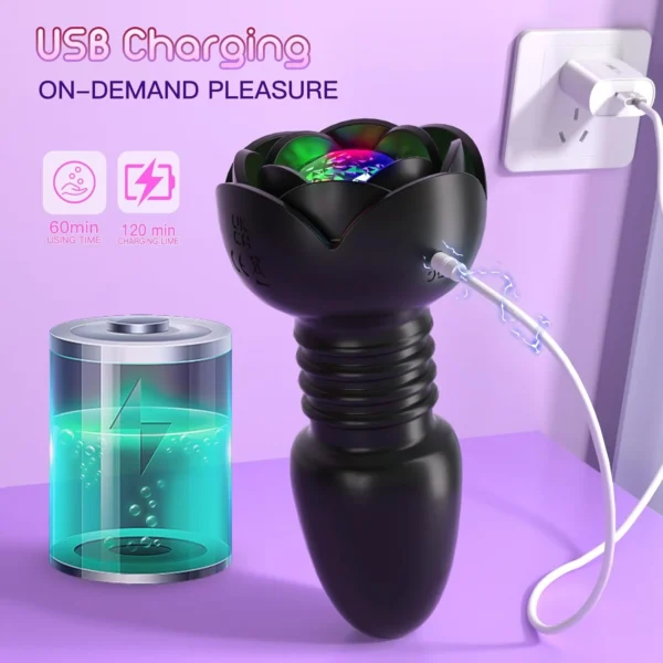 Wireless Telescopic Anal Plug – Vibrating Prostate Massager