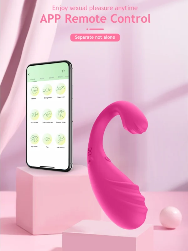 APP Remote Control Women's Dildo Vibrator Vagina G-Spot Dual Stimulation Massager Wearable Underwear Sex Toy