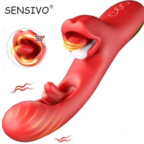 SENSIVO 360° Tongue-Licking Thrusting G‑Spot Vibrator
