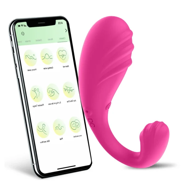 APP Remote Control Women's Dildo Vibrator Vagina G-Spot Dual Stimulation Massager Wearable Underwear Sex Toy