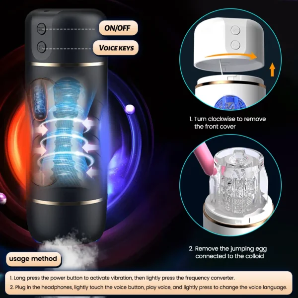 Men’s Electric Masturbator | Automatic Penis Training Sex Toy
