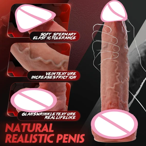 Super Realistic Thick Dildo For Women Masturbation Strong Suction Cup Cock Big Dick Penetration Anal Penis Sexy Adult Sex Toys