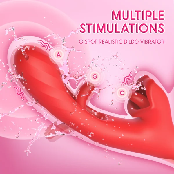 SENSIVO 360° Tongue-Licking Thrusting G‑Spot Vibrator