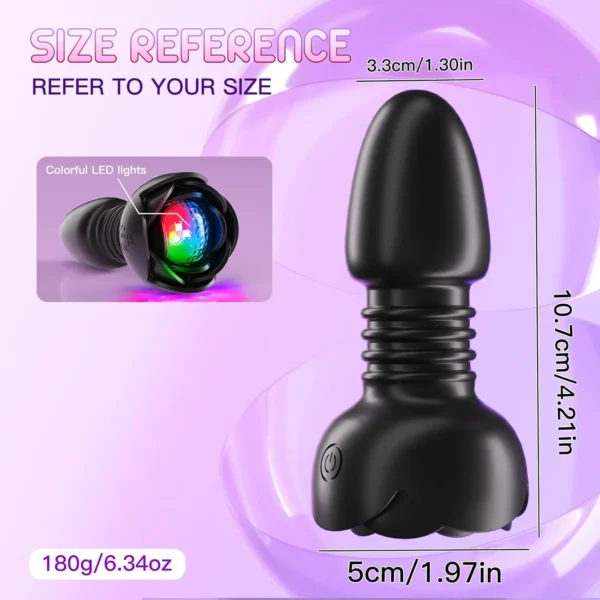 Wireless Telescopic Anal Plug – Vibrating Prostate Massager