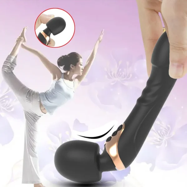 AV Vibrator with 10 Frequency Vibrating Sex Toy for Women Vagina G Spot Double Stimulation Vagina Massager Female Sex Toys