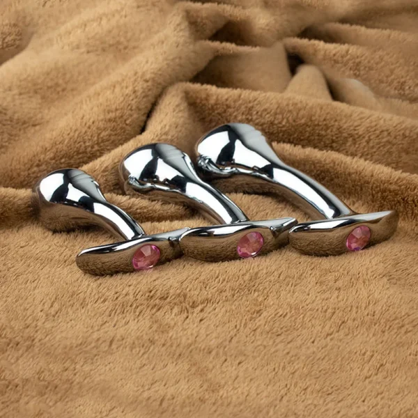 Heavy Stainless Steel Anal Plug Prostate Stimulation Pleasure Metal Expansion Massage Butt Plug Adult Couple Masturbation SexToy