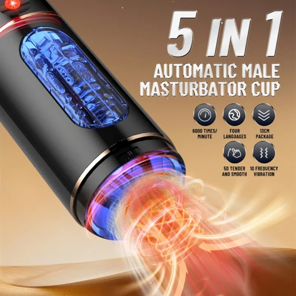 Men’s Electric Masturbator | Automatic Penis Training Sex Toy