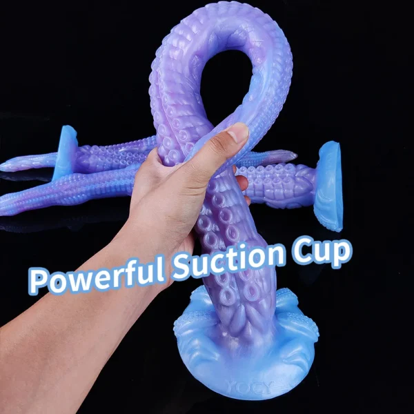 YOCY Super Long Octopus Dildo 25.59 inch Fantasy Dildo With Suction Cup Silicone Tentacle Anal Sex Toy For Women Men